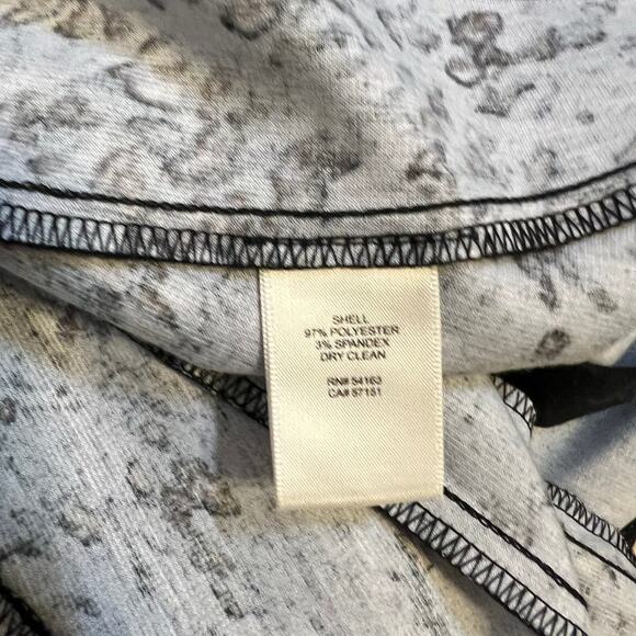 Eliza J Monochrome Abstract Midi Dress - Picture 10 of 11